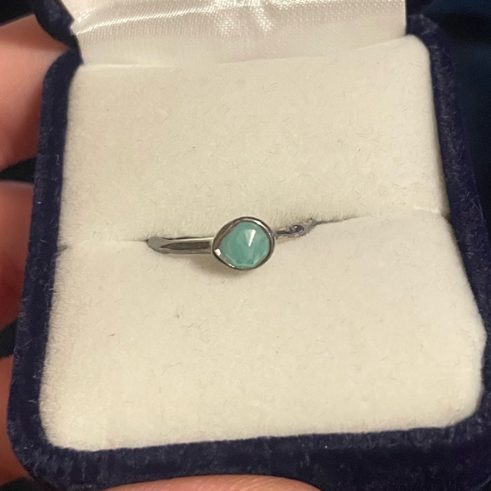 Monica Vinader Amazonite siren ring